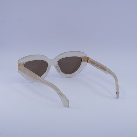 Palm Angels PERI10F MIRACLE 6164 Sunglasses Sand Cat Eye Frame, Brown Lenses - Picture 7 of 11